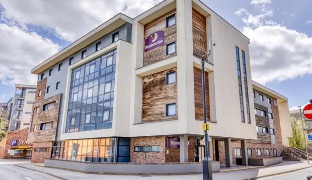 Modern hotel not far from the river