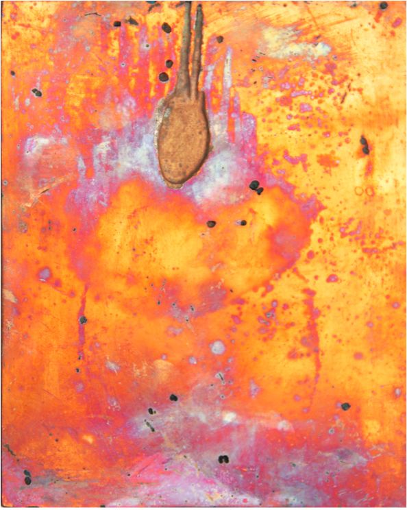 Copper plate breath artwork created by Jayne Wilton