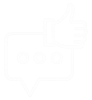 Comment and thumbs up icon linking to visitor feedback page