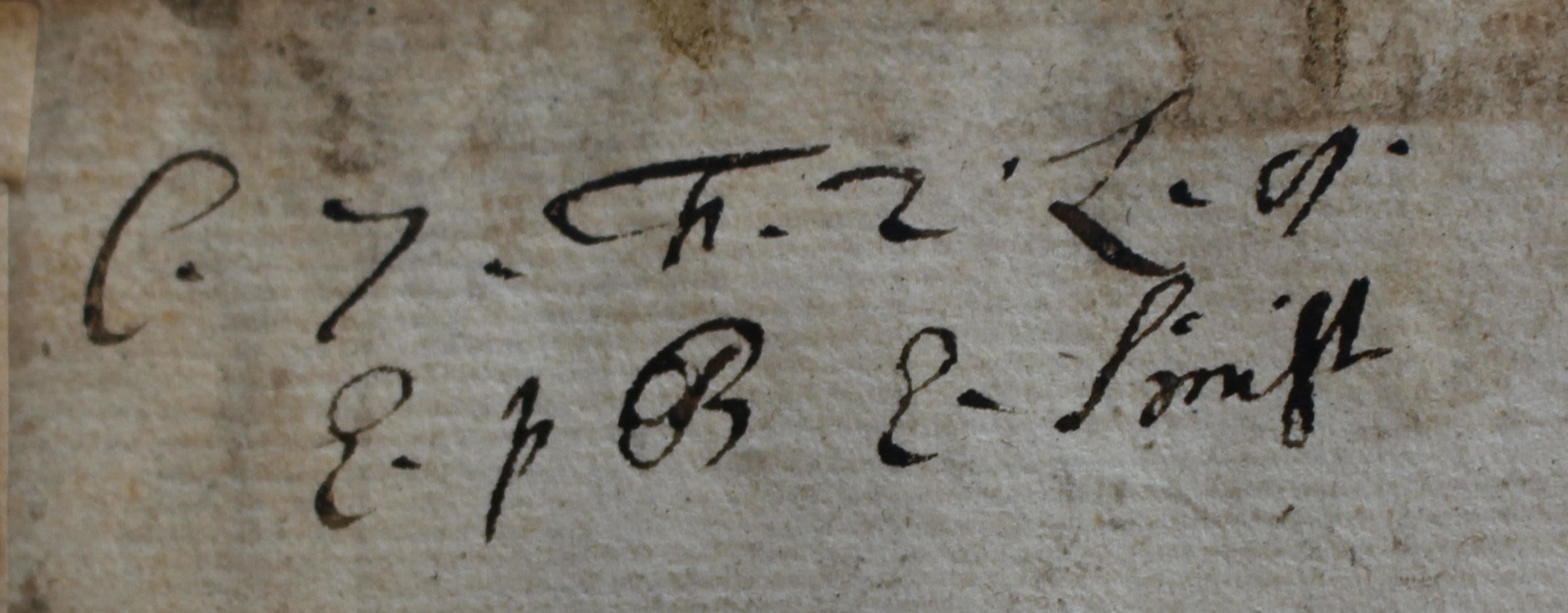 Shelfmark of Peterhouse Library, Cambridge. DUL Cosin D.1.21