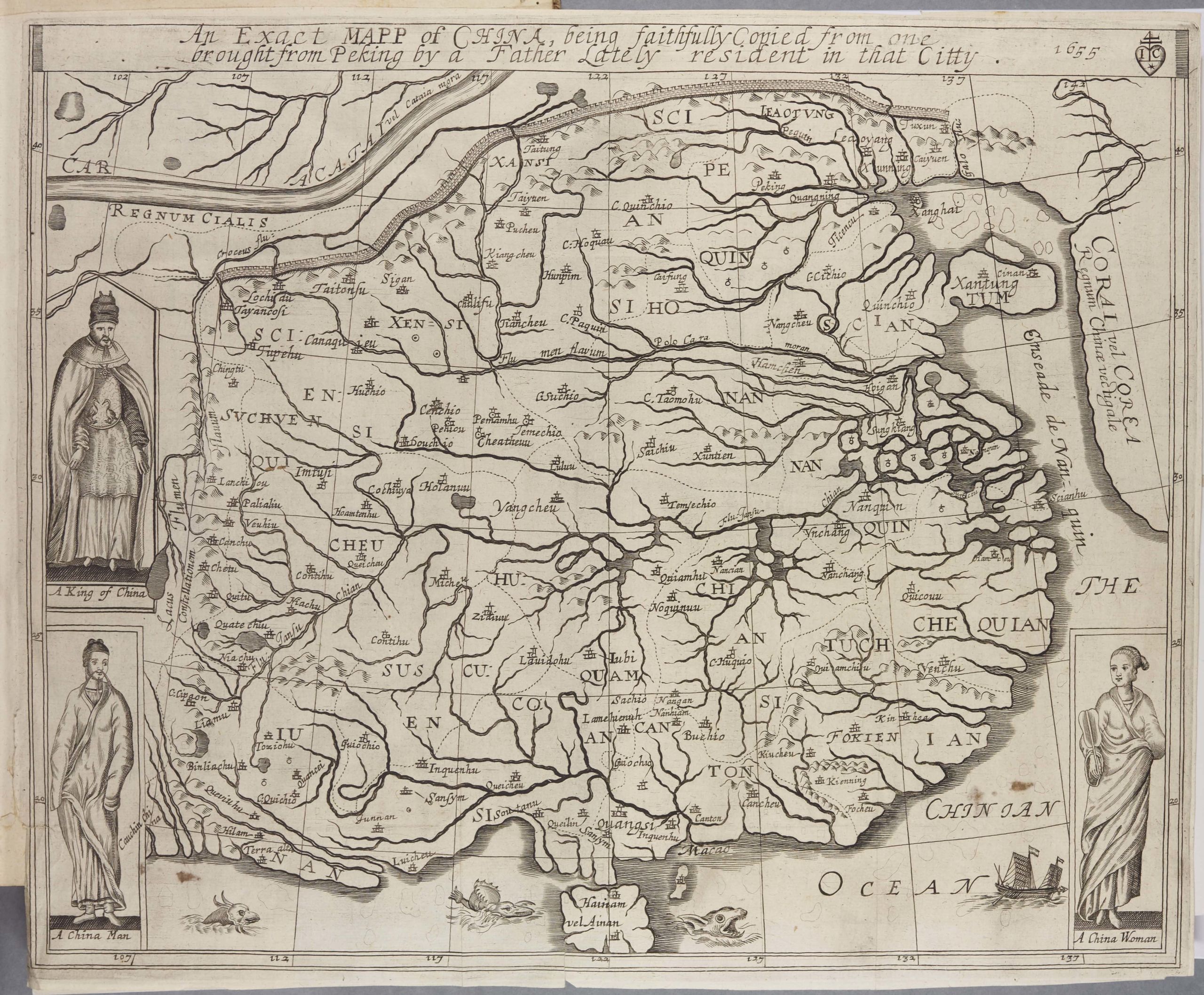 map of China from Semedo's work