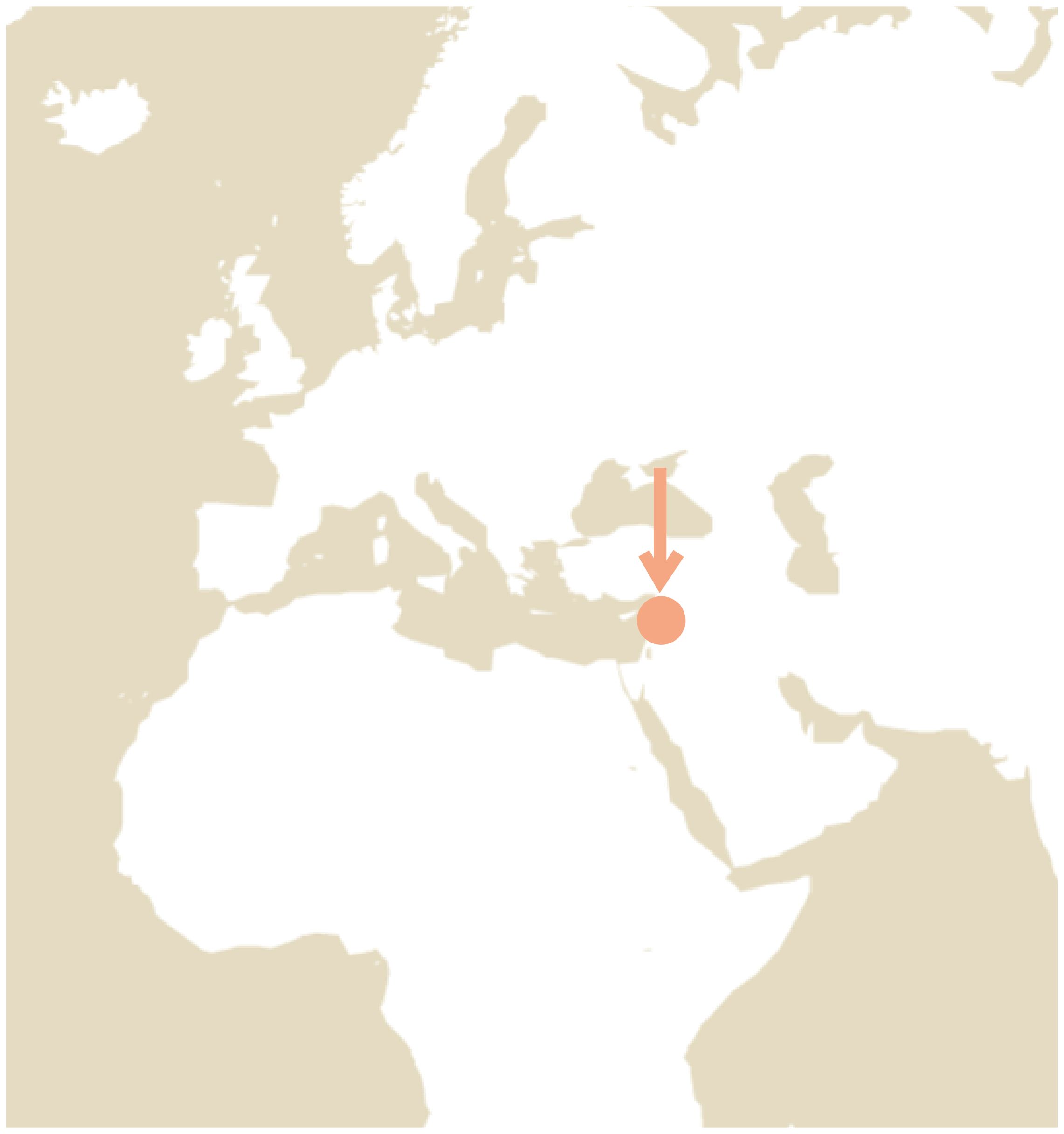 Jericho On World Map