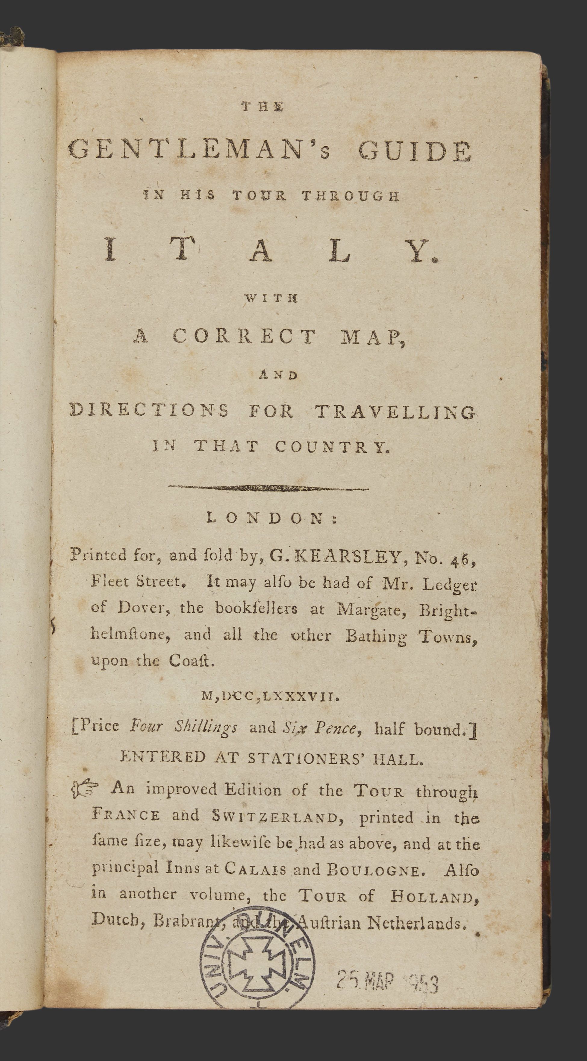 Title page of book