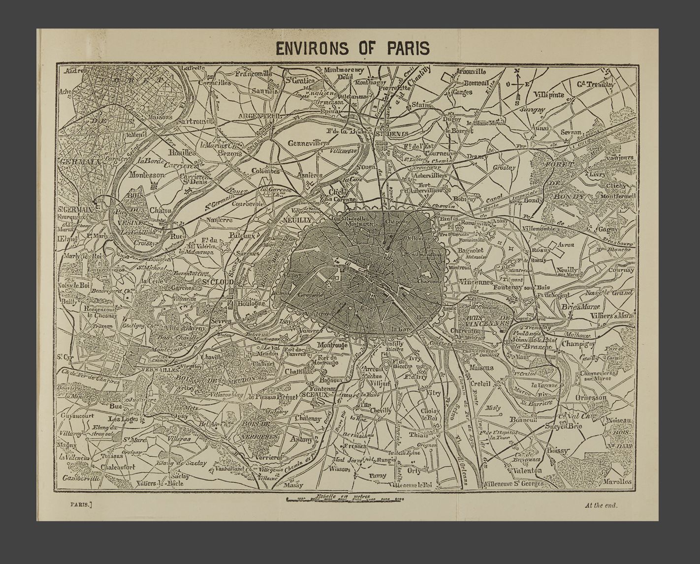 Map of Paris