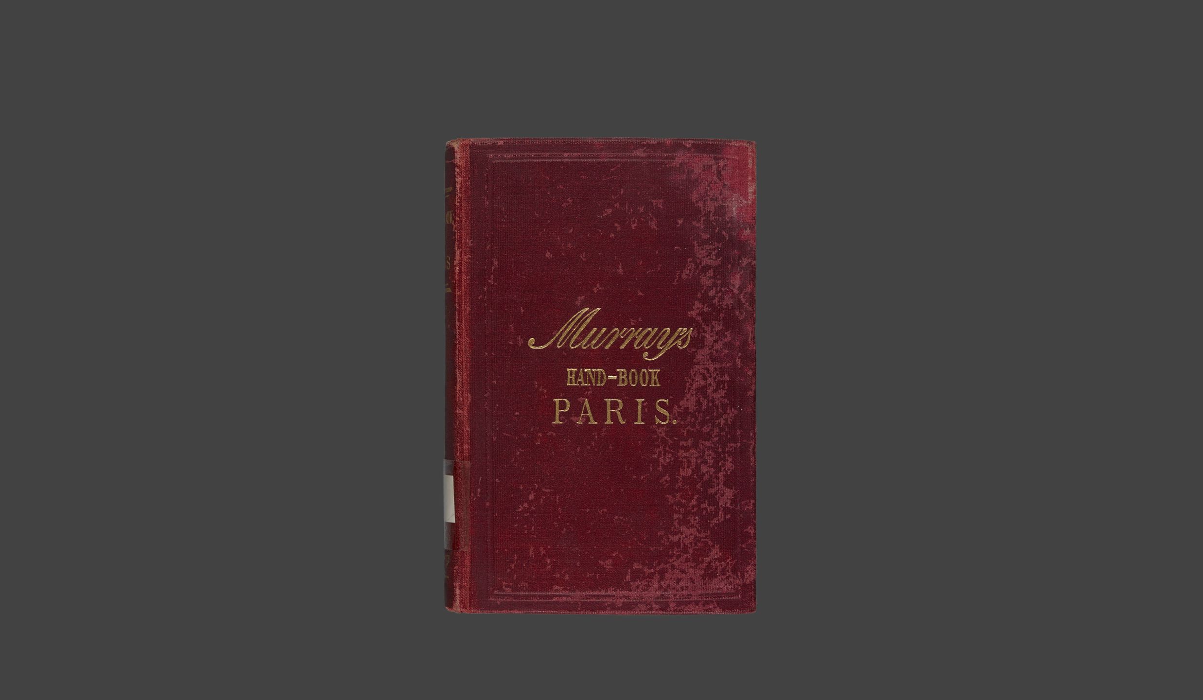 Cover of Murray's Guidebook to Paris