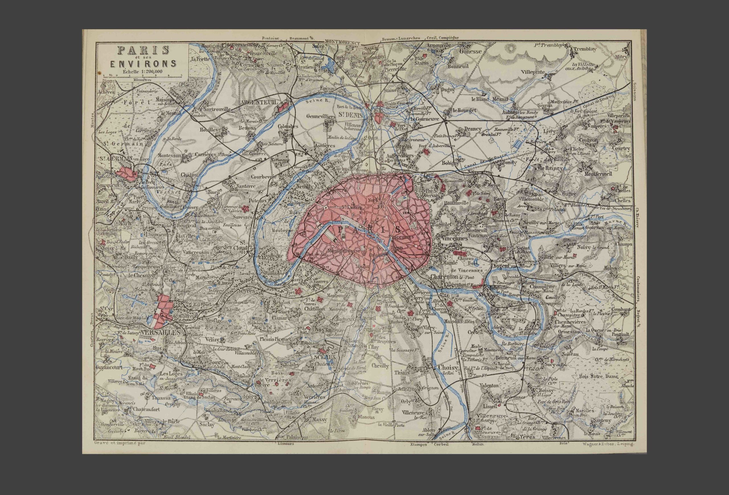 map of Paris