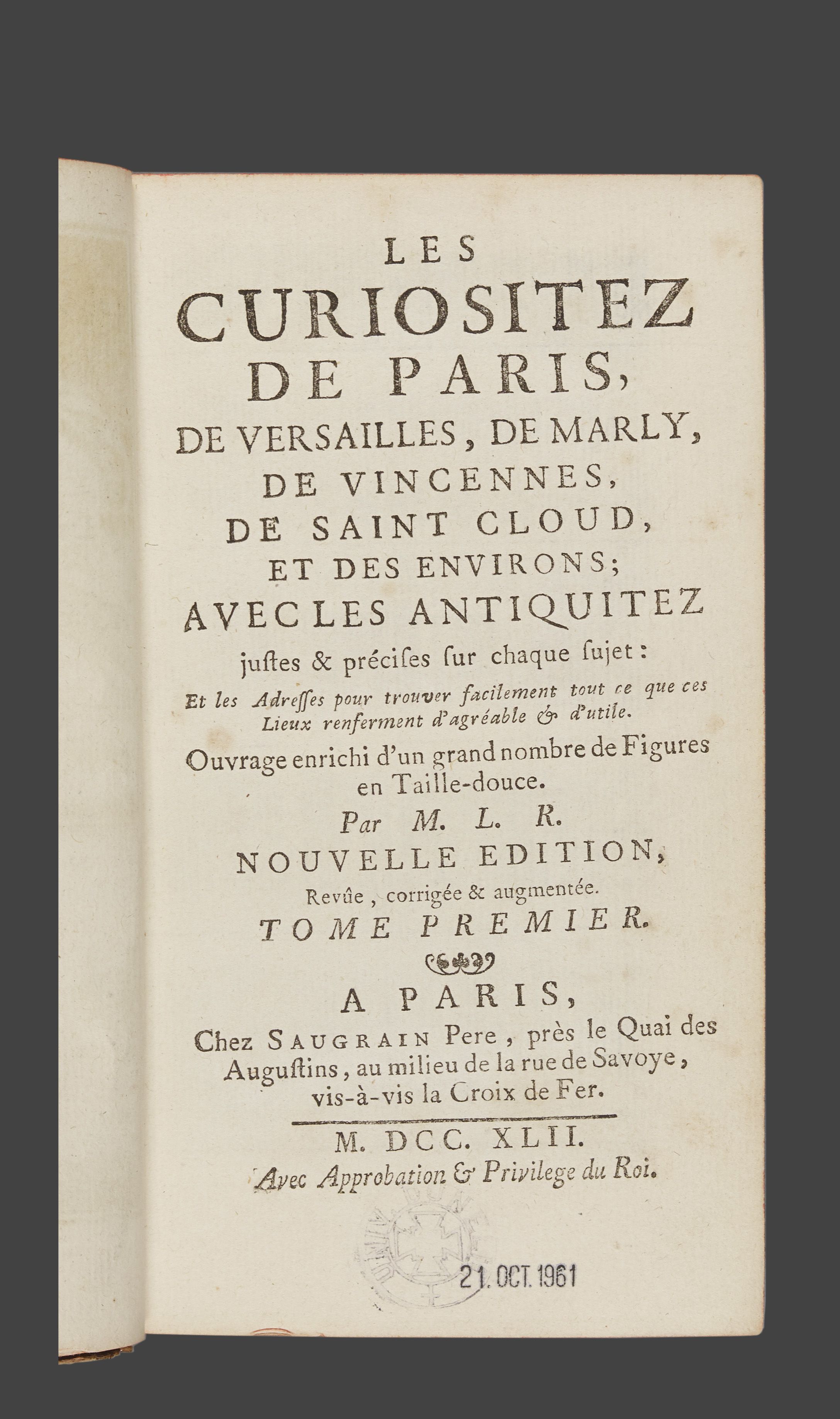 Title page of book