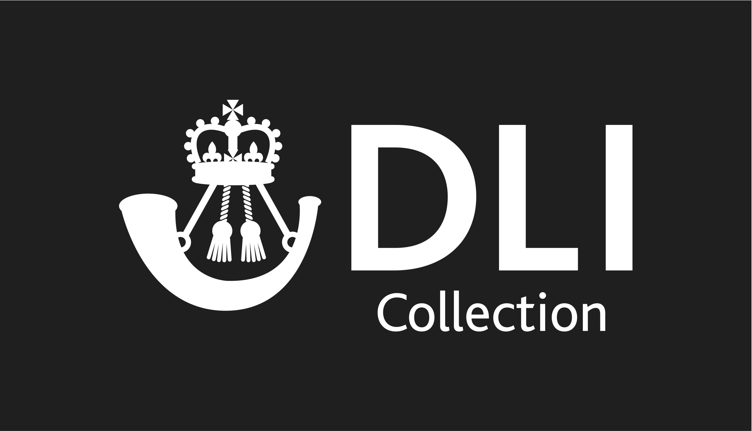 The bugle emblem of the Durham Light Infantry, alongside the words: DLI Collection